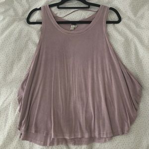 Free People Mauve/dusty rose flowy tank